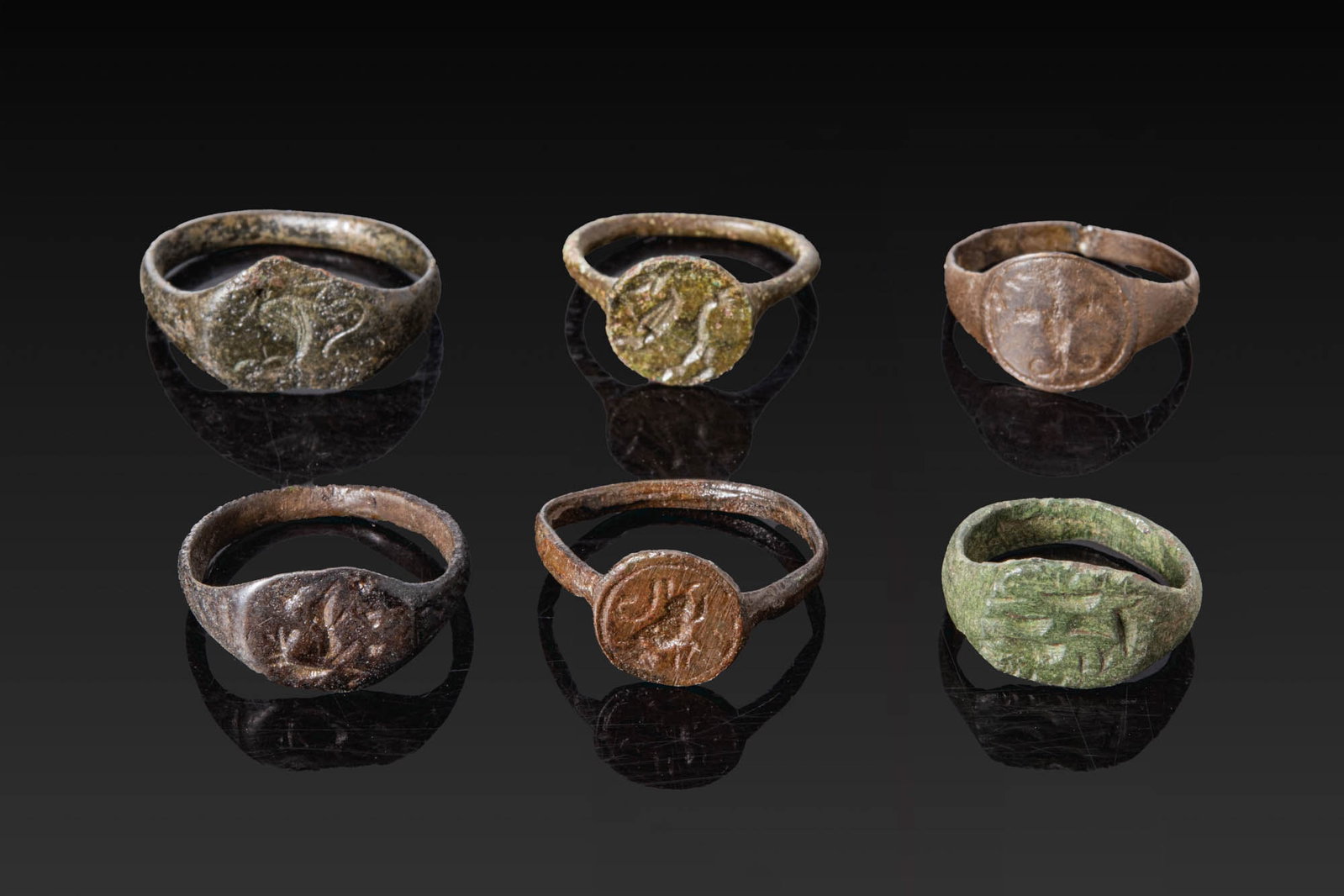 COLLECTION OF VIKING AGE BRONZE RINGS (1 of 3)
