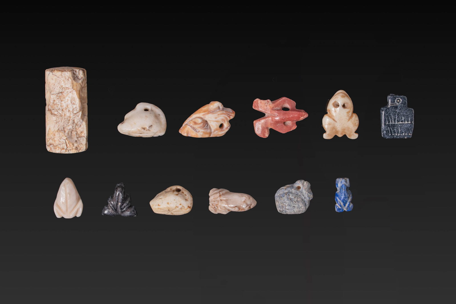 COLLECTION OF MESOPOTAMIAN STONE AMULETS AND SEALS (1 of 2)