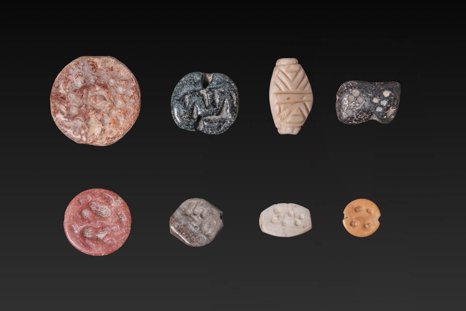 COLLECTION OF MESOPOTAMIAN STONE STAMP SEALS AND A BEAD - ORIGINAL LAMBERT REPORT (1 of 10)