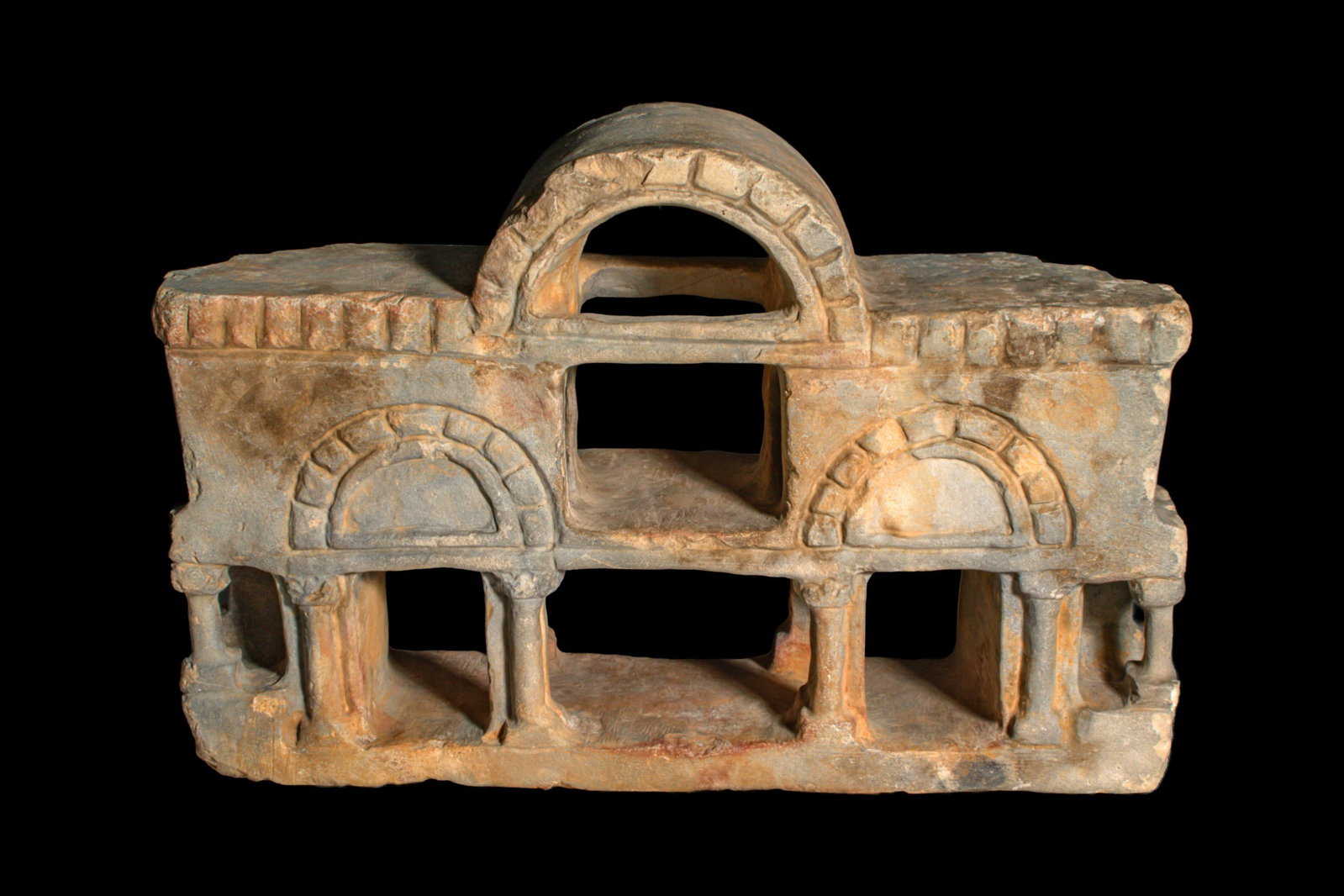 BYZANTINE MODEL OF A BASILICA OR PALATIUM (1 of 4)