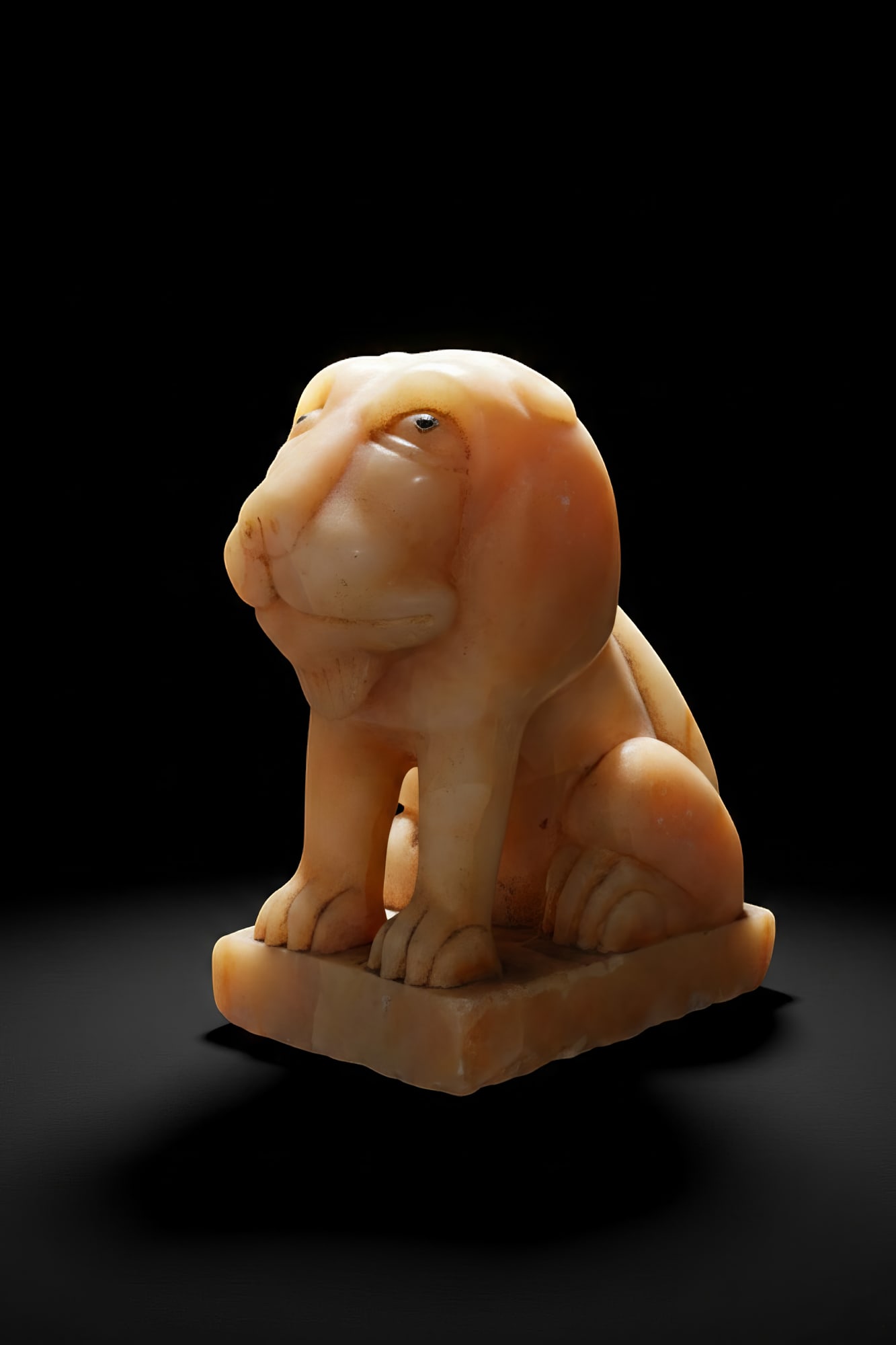 SOUTH ARABIAN ALABASTER LION (1 of 5)