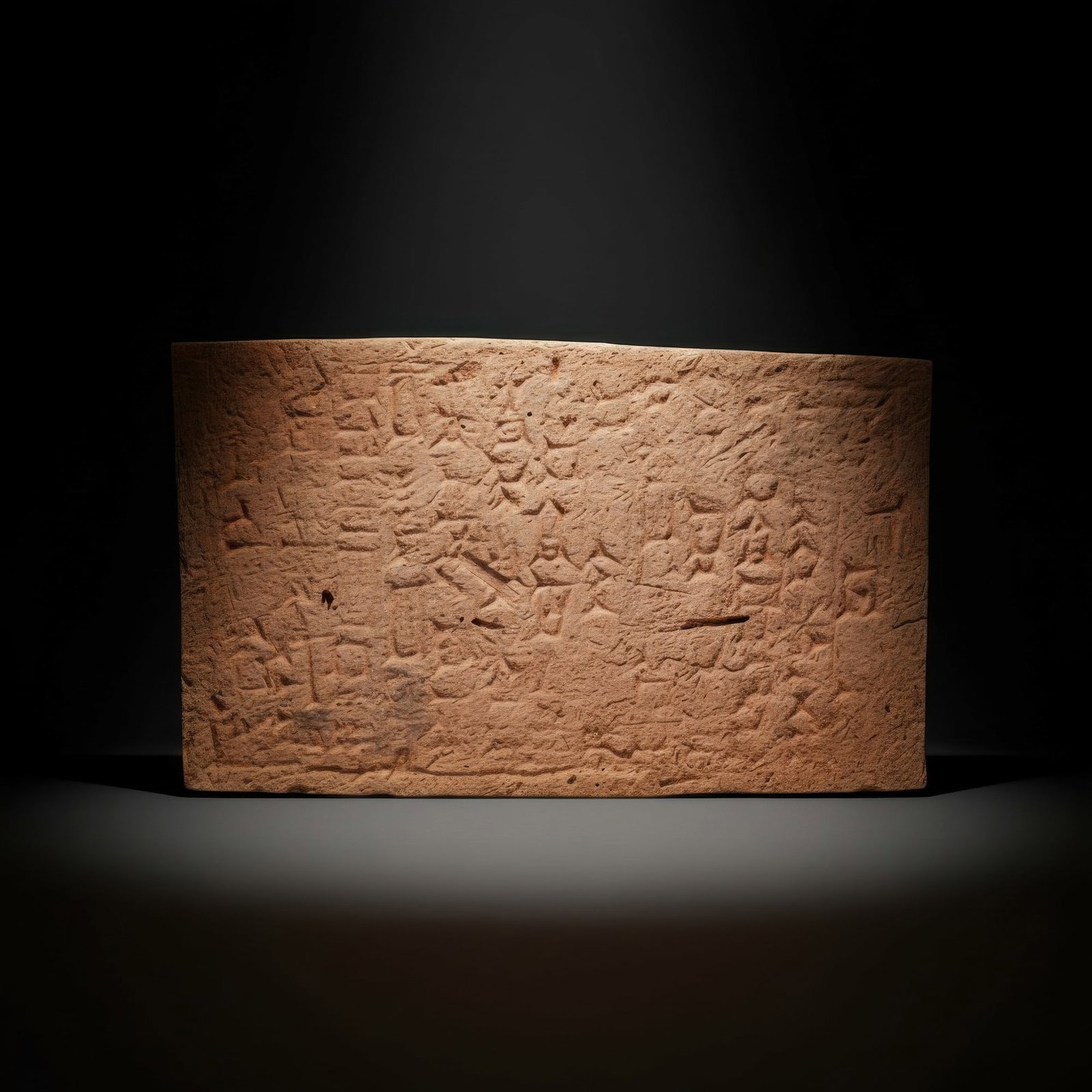 BABYLONIAN TERRACOTTA INSCRIBED TEMPLE BRICK OF NEBUCHADNEZZAR II (1 of 5)