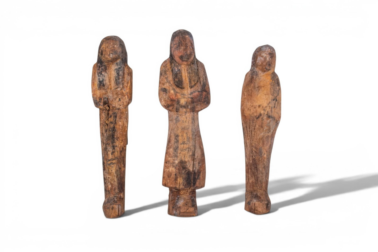 COLLECTION OF EGYPTIAN WOODEN USHABTIS (1 of 2)