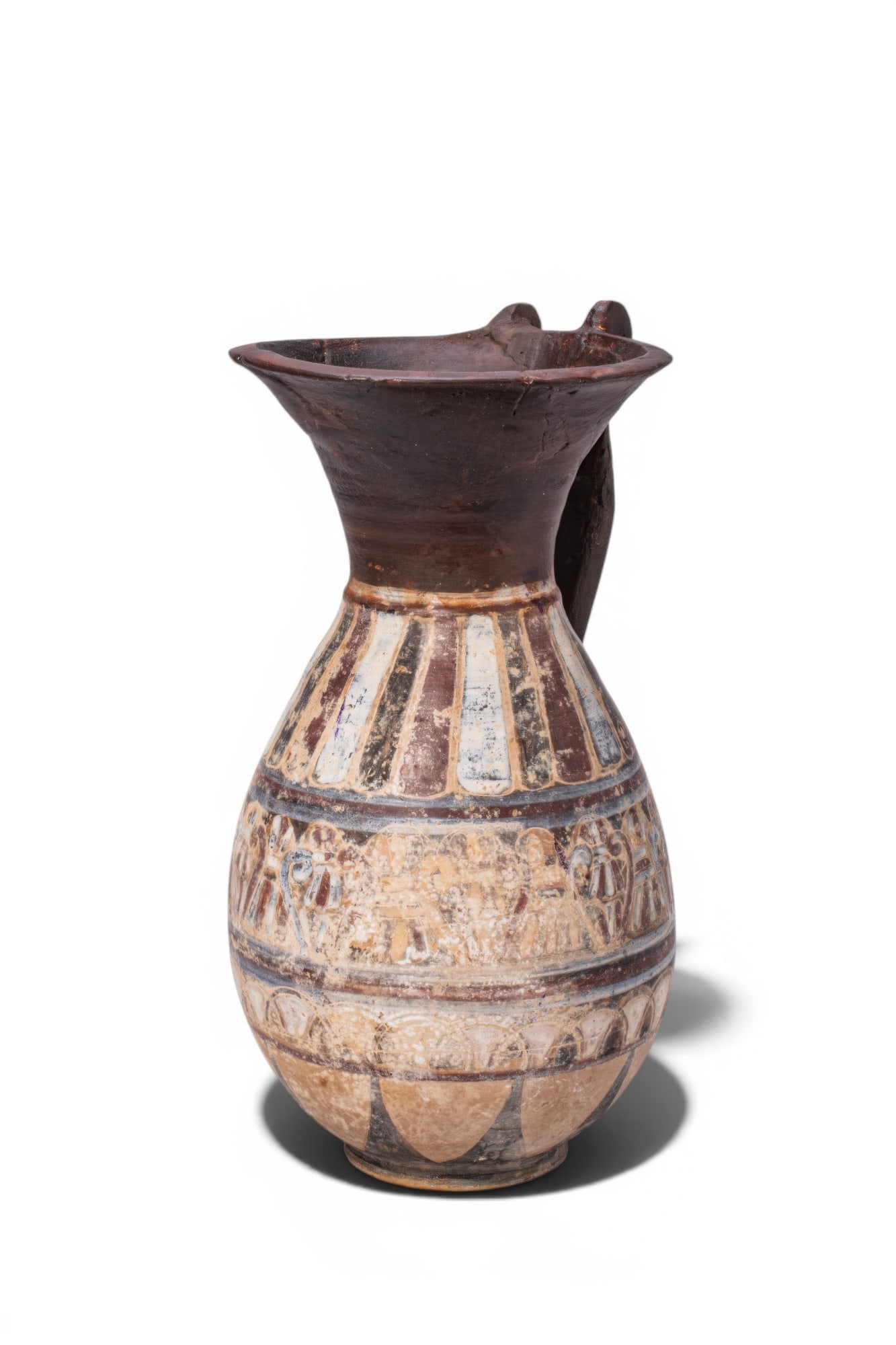 ETRUSCO-CORINTHIAN POLYCHROME OLPE (1 of 6)