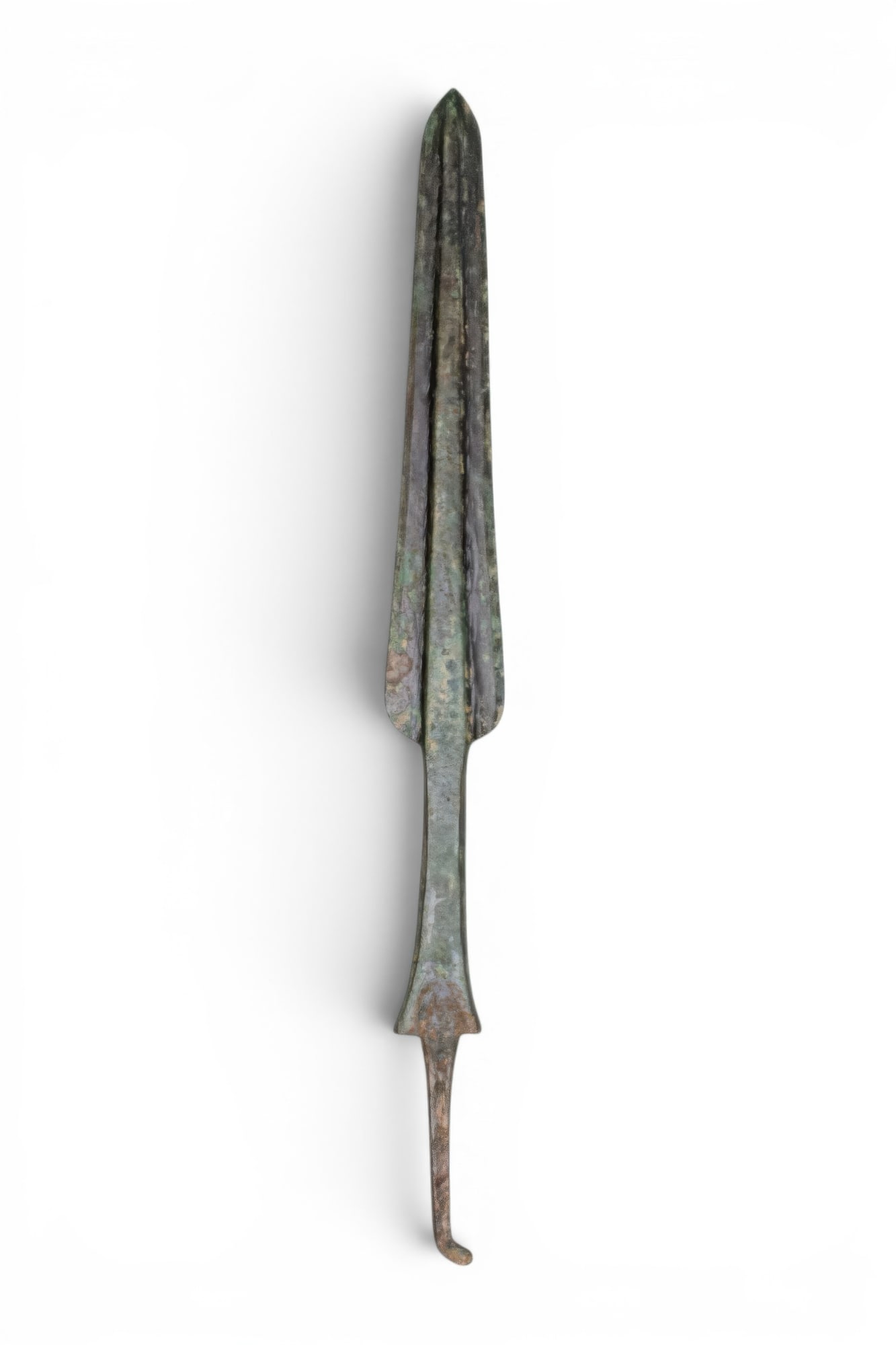 BRONZE AGE / EARLY GREEK PERIOD BRONZE SPEARHEAD (1 of 2)