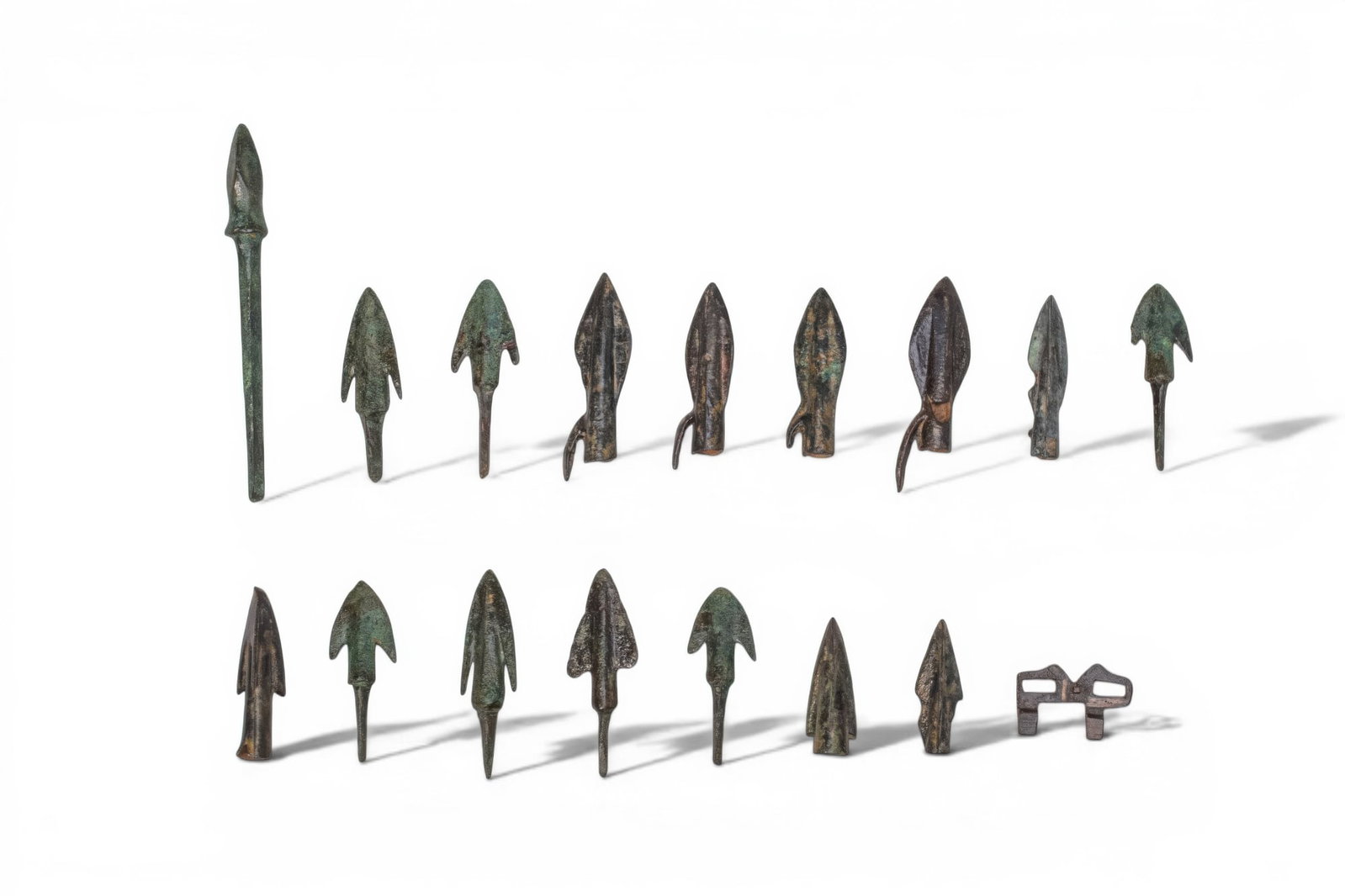 COLLECTION OF GREEK BRONZE ARROWHEADS (1 of 3)
