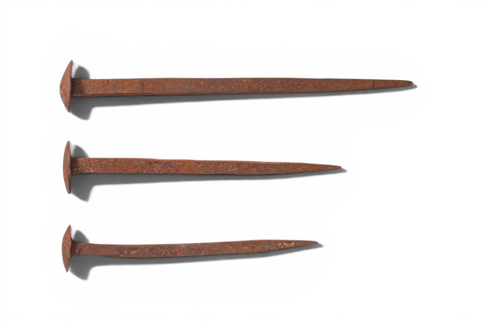 COLLECTION OF ROMAN IRON HAMMERED NAILS (1 of 2)