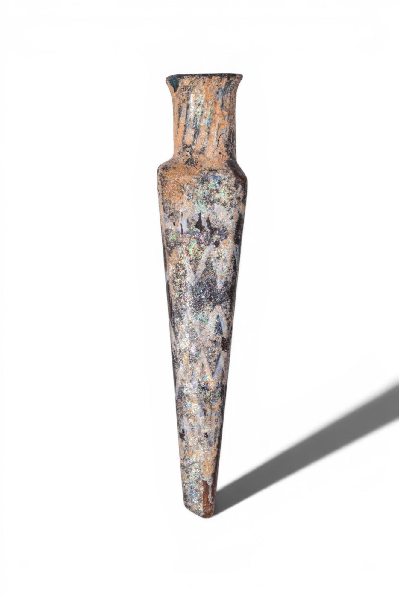 UMAYYAD PAINTED GLASS UNGUENTARIUM (1 of 2)