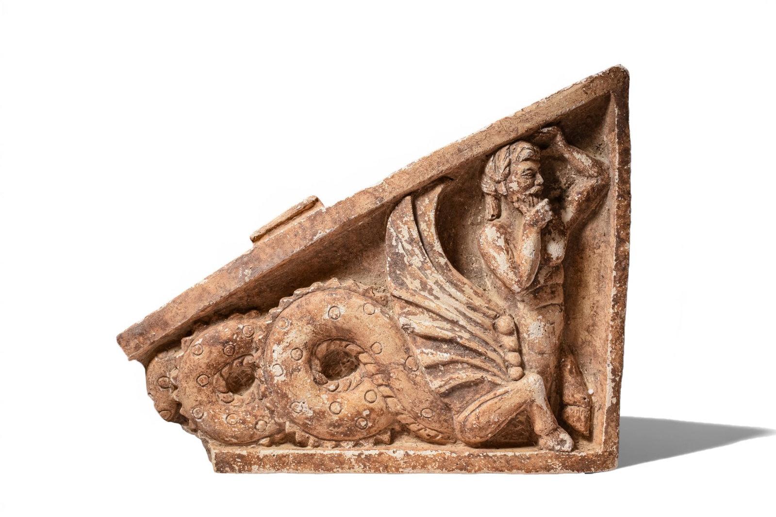 GANDHARA STUCCO PORTRAYING A MYTHOLOGICAL CREATURE (1 of 4)