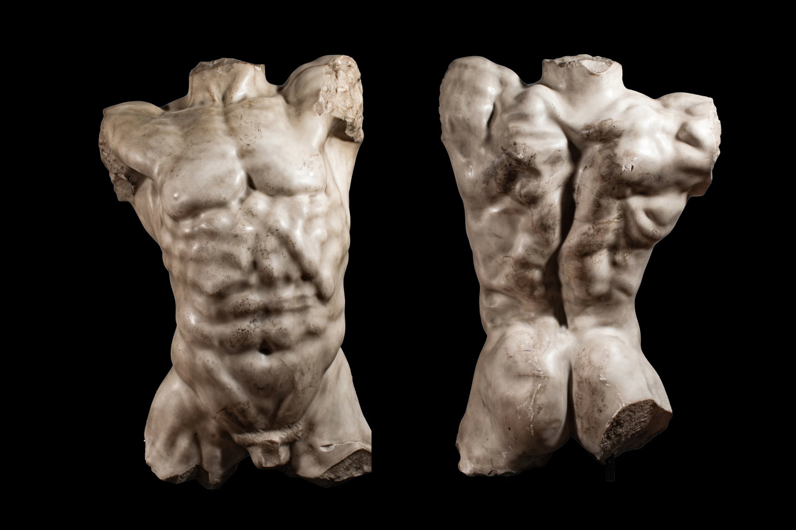 OVERSIZE BAROQUE/NEOCLASSICAL MARBLE MALE BUST (1 of 10)