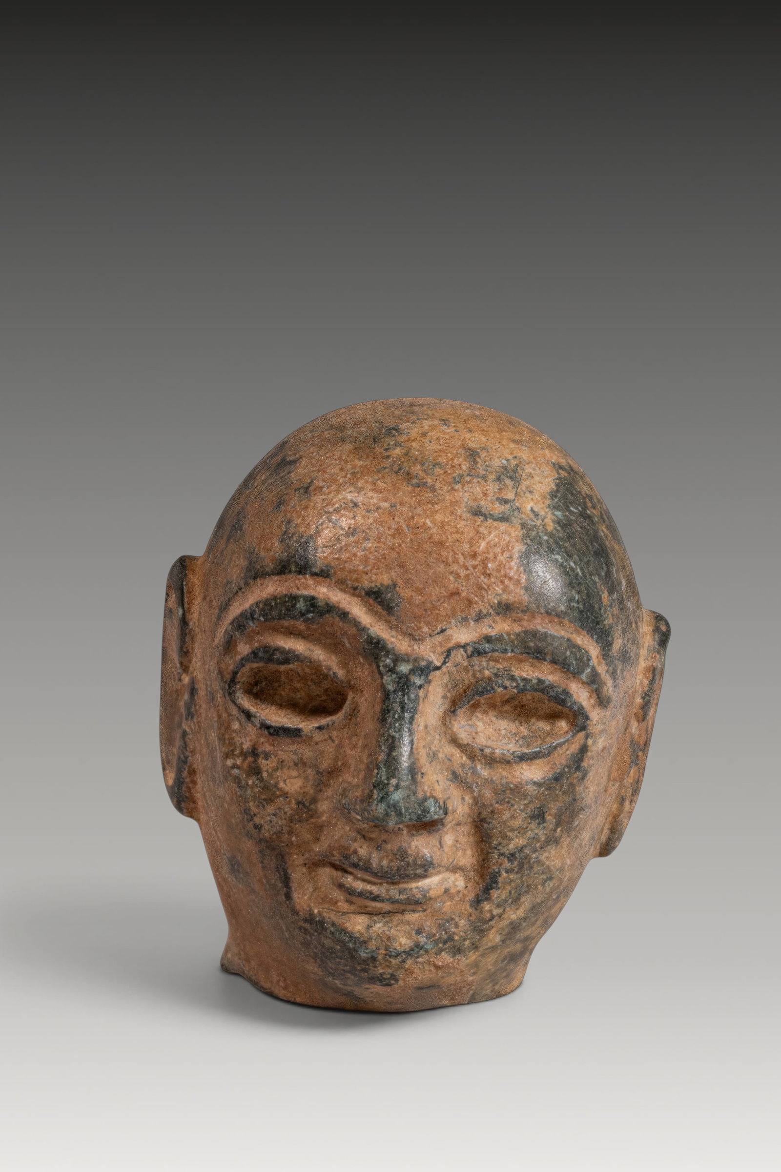 MESOPOTAMIAN STONE HEAD OF GUDEA OF LAGASH (1 of 4)