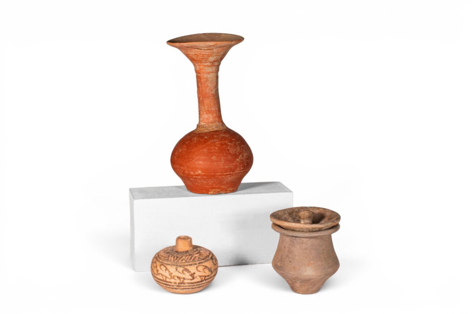 COLLECTION OF BRONZE AGE TERRACOTTA VESSELS (1 of 3)