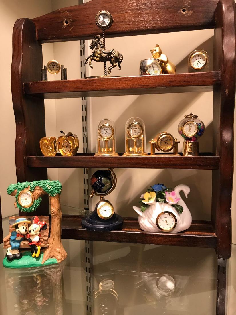 Collection of Desk and Miniature Clocks (1 of 5)