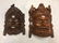 Pair of Triabal Indian Carved Wood Masks