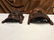 Pair of Triabal Indian Carved Wood Masks - 2