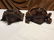 Pair of Triabal Indian Carved Wood Masks - 3