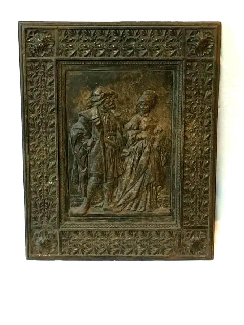 English 18'th Century Georgian Plaque: This wonderful English 18'th Century Georgian Plaque was meticulously re-created by Fabulous Fakes Inc.Â It was Catalog number F-165. It measures approximately 20.25" tall by 16" wide. It is quit