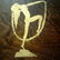 Art Deco Temple Dancer Wood Trinket Box - 3