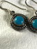 Sterling Silver and Turquoise Button Earrings - 6
