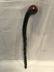 Vintage Dark Wood Walking Stick - 6