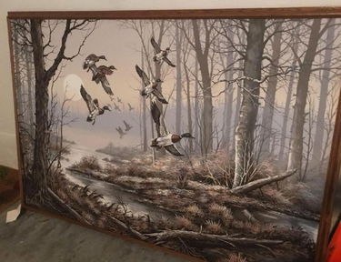 Letterman Painting Artmaster Studios Mallards Jan 25 2018