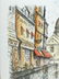 SIgned Pencil and Watercolor Paris Scene - 2