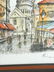SIgned Pencil and Watercolor Paris Scene - 4