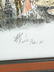 SIgned Pencil and Watercolor Paris Scene - 7