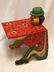 Folk Art Antique Clown Children's Table - 4
