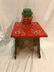 Folk Art Antique Clown Children's Table - 6
