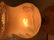 Antique Pink Glass Oil Style Lamp - 14