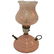 Antique Pink Glass Oil Style Lamp