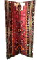2 panel rug upholstered screen room divider