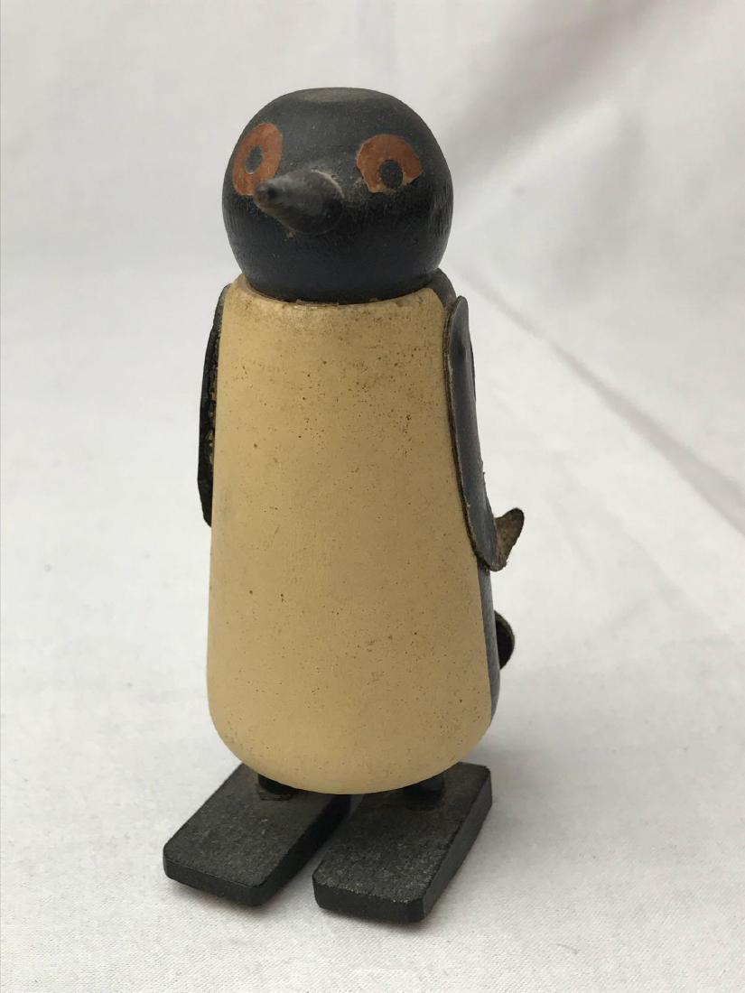 Vintage Wilson Walkie Penguin Wooden Toy: Vintage Wilson Walker Penguin Wooden Toy; this is a great example of the popular Wilson Walker ramp walking penguin.ï¾ These toys were made by John Wilson in Watsontown, PA and distributed all over