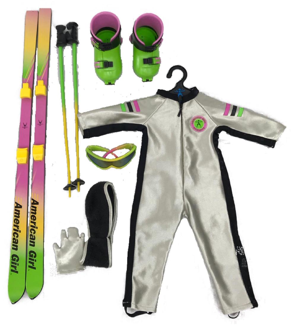 american girl doll ski set