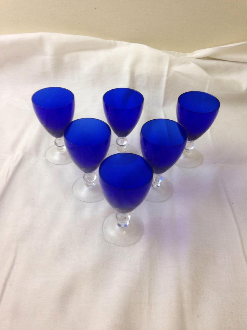 Set of 6 Vintage Cobalt Blue Cordial/Apertif Glasses by Sep 20, 2018