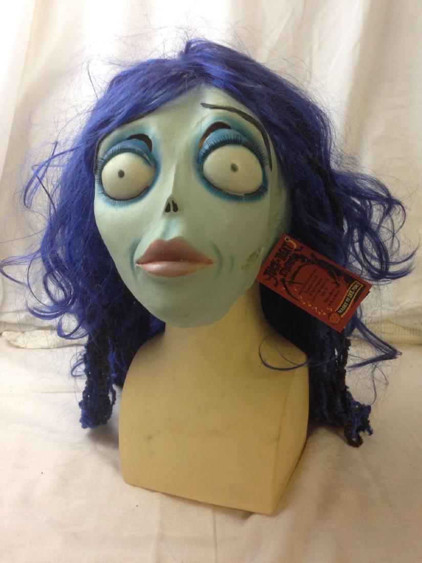 NOS-latex Halloween Mask-CORPSE BRIDE-DELUXE EMILY: The Officially Licensed CORPSE BRIDE - Deluxe EMILY Character latex mask from the folks at Trick or Treat Studios. It is a quality piece that is unused and ready to wear this Halloween Season. Size: A