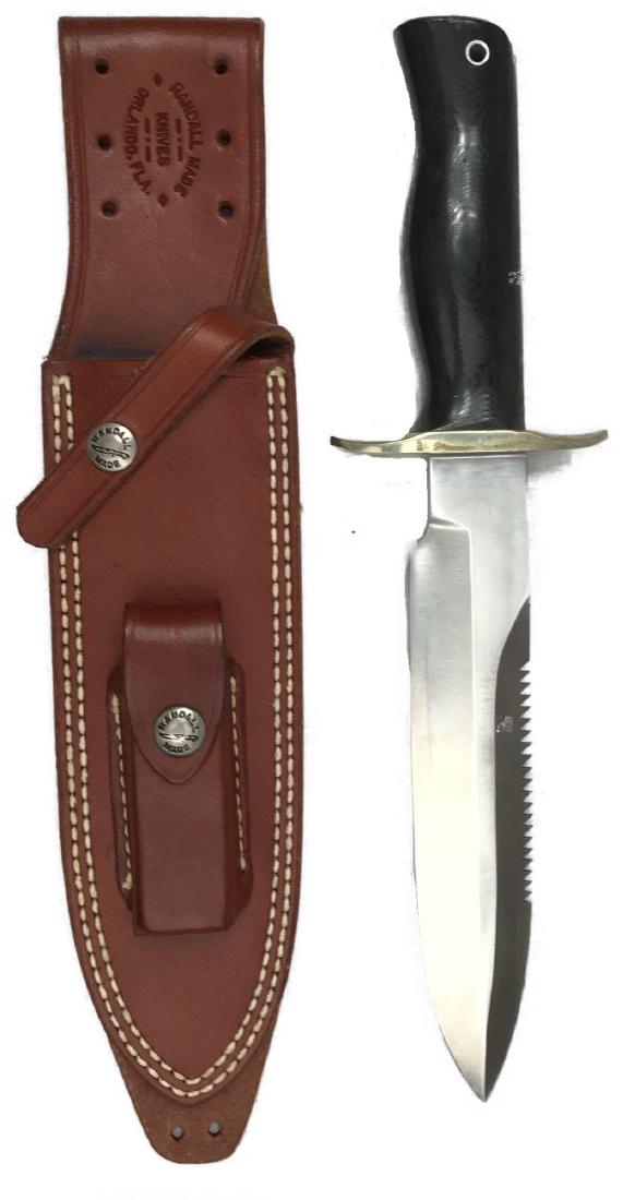 Walter Grigg Randall Made Knife: Walter Grigg Randall Made Knife; this is a Randall made knife from the personal collection of Mr. Walter Grigg. Mr. Griggworked in the Randall Shop for a number of years and after leaving the Randall 