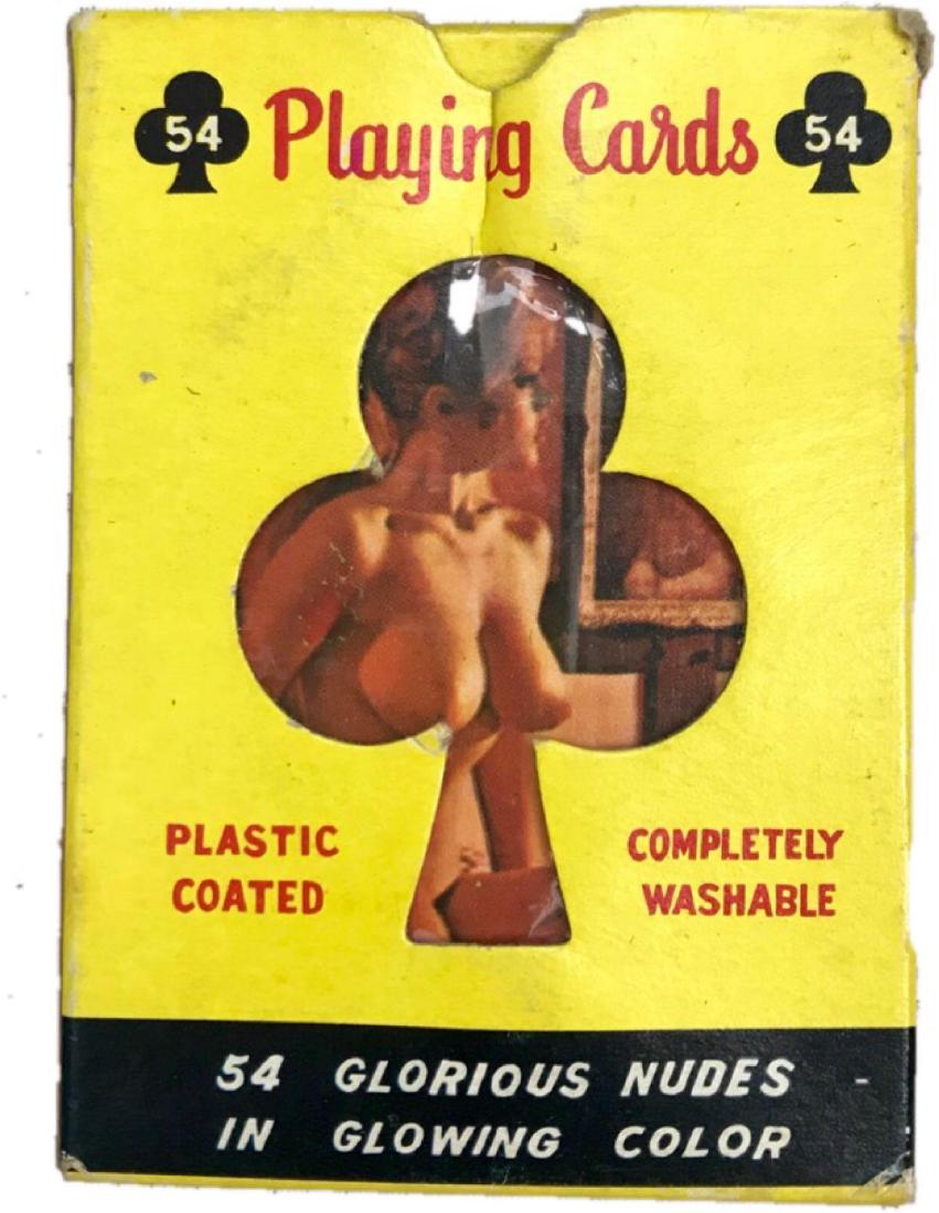 Vintage Nude Playing Cards - 54 Club Playing Cards -: Here is a set of opened vintage Nude Playing Cards from the 1970's. They are in good condition.