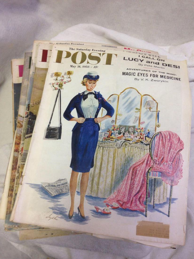 lot of 10 issues of the Saturday Evening Post Magazines (1 of 20)