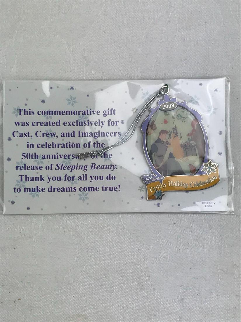 50th Anniversary Commemorative Sleeping Beauty Ornament: 50th Anniversary Commemorative Sleeping Beauty Ornament; This commemorative gift was created exclusively for Cast, Crew, and Imagineer in celebration of the 50th anniversary of the release of Sl
