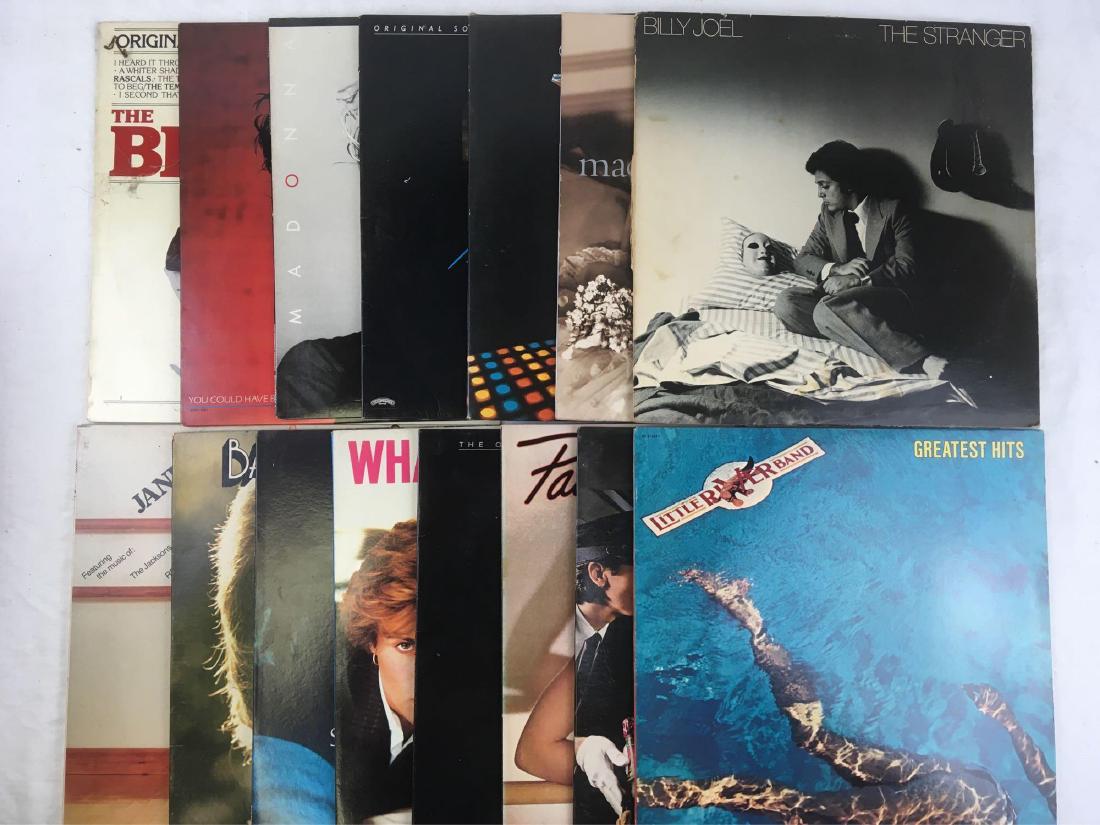 Vintage 1980's Vinyl, 15 Albums Including Madonna,: Vintage 1980's Vinyl, 15 Albums Including Madonna, WHAM, Barry Manilow, and More; all are records are in excellent condition, the records are in sleeves with the sleeves turned 90% to the cover openin