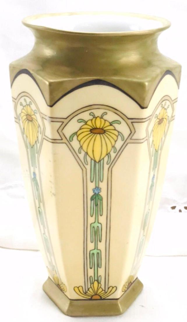 Bernardaud Limoges Vase 1916 B&Co: Here is a beautiful Bernardaud art nouveau vase signed B & Co. France Dec.1916.Â It measures approximately 12" tall by 7" across.Â There are no chips or cracks detected.Â