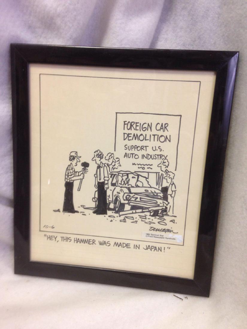 Original Daily Panel Comic Strip by Ralph Dunagin 1982: Here is an original comic strip panel from the Cartoonist Ralph Dunagin, dated 10-6-1982 from inclusion in the Sentinel Star and Field Newspaper Syndicate. Size: 11" x 12"