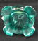 Vintage Collezine of Italy Blue Art Glass Perfume - 5