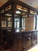English Oak Canopy Bar with Stained Glass Panels - 8