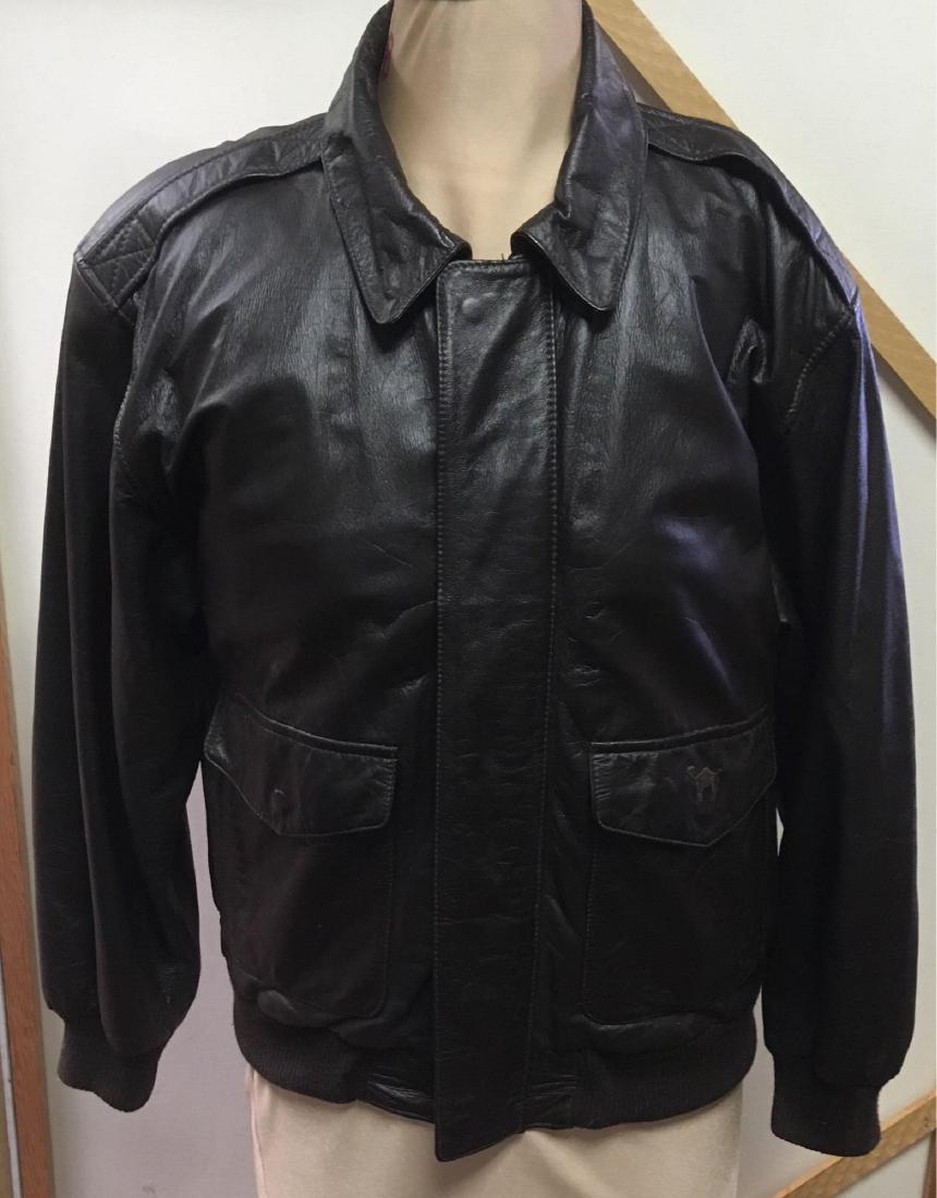 Vintage A2 Army Air Force Flight Jacket: Vintage A2 Army Air Force Flight Jacket; Manufactured by American Born andÂ made in Korea,Â this jacket features a map of North East Asia lined in the interior, specifically Japan and South Korea