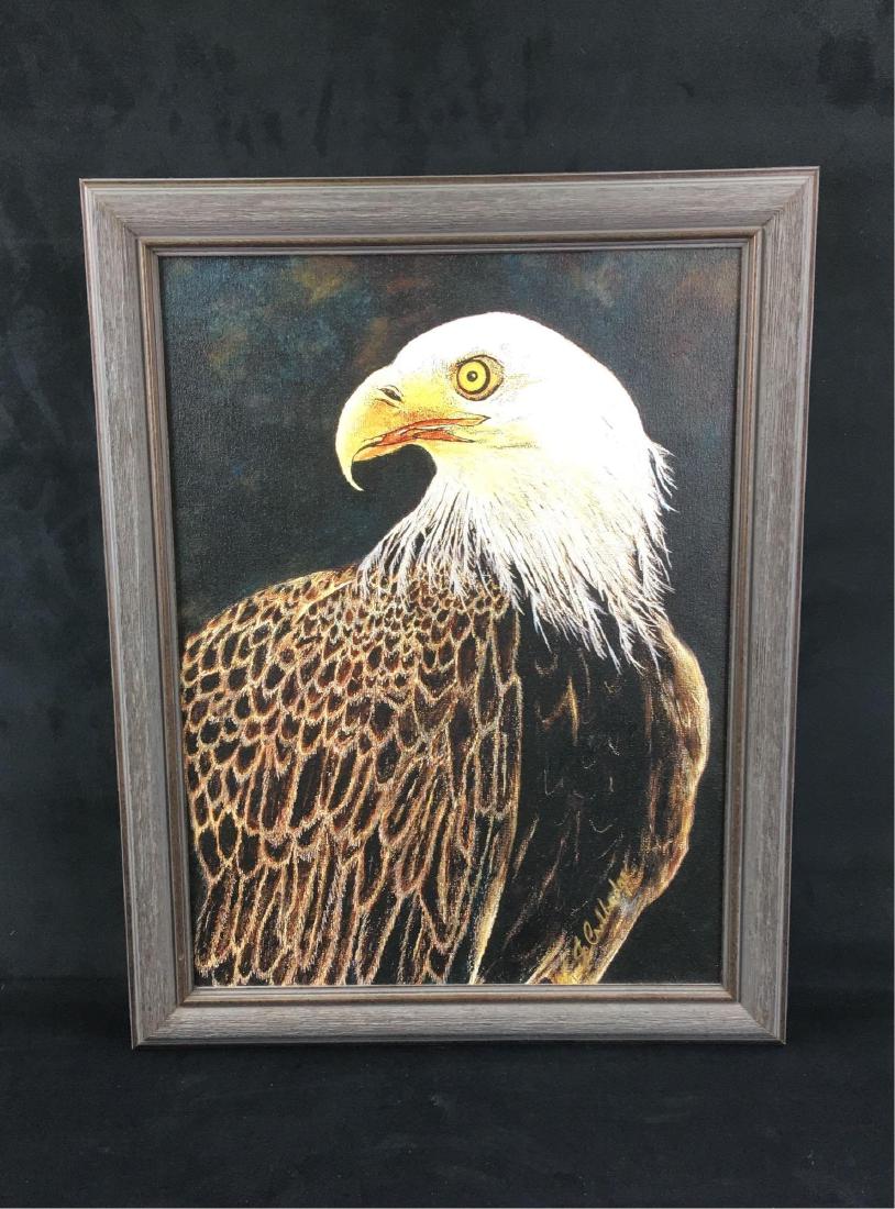 Original Bald Eagle Framed Painting