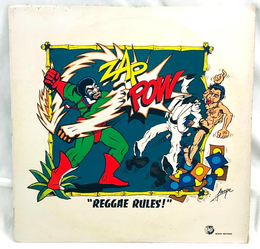 Reggae Rules Zap Pow Vinyl Album: One original 1980 Issue record of Reggae Rules by Zap Pow on Rhino Records.Â The album is in good condition. Track Listing: A1 Be Cool A2 Rockers A3 Irie Land A4 Fun Days A5 Sunshine People Dub B1 