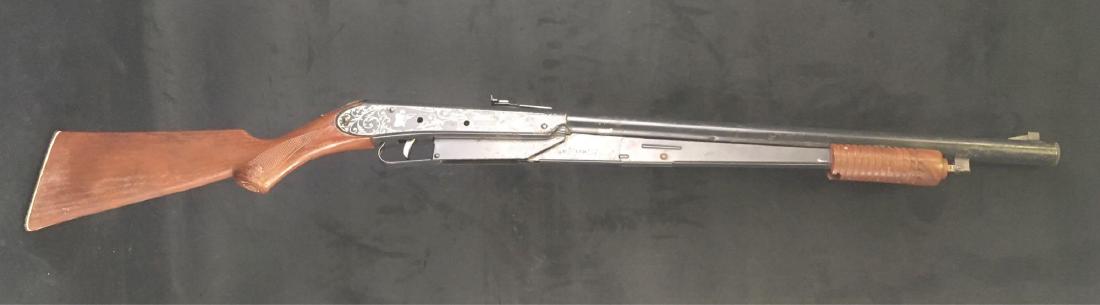 Vintage Daisy Model 25 BB Gun Reg No A573288: Vintage Daisy Model 25 BB Gun Reg No A573288; a very nice example of the classic Daisy BB gun. This is the gun that made us all good shots. The weapon shows the Daisy Mfg. Co. marks. It is in very goo